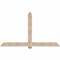 Ekena Millwork Eugene Smooth Timber Gable Bracket, Douglas Fir, 84"W x 49"H x 3 1/2"D x 5 1/2"F, 14/12 Pitch GBW084X49X0406EUG00SDF - alternate 1